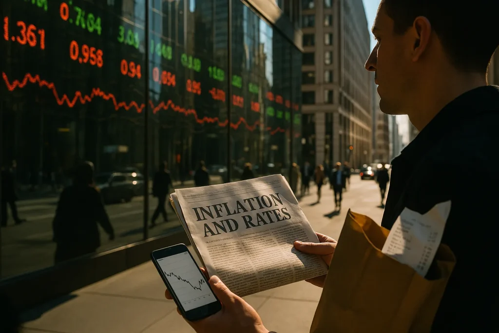 City street scene reflecting recession 2026 prediction anxiety amid April market signals